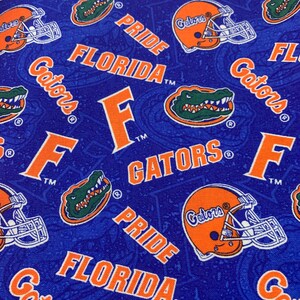 Florida Gators University Cotton Fabric SOLD By HALF YARD