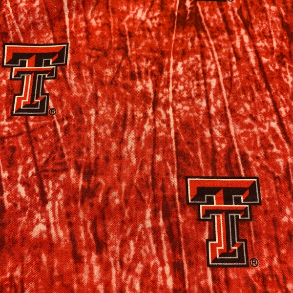 Texas Tech Fleece Fabric by the Yard Etsy