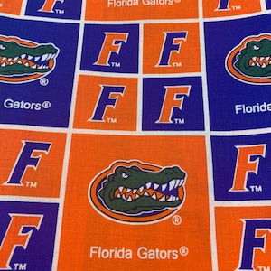 Florida Gators University Cotton Fabric 34&quot;