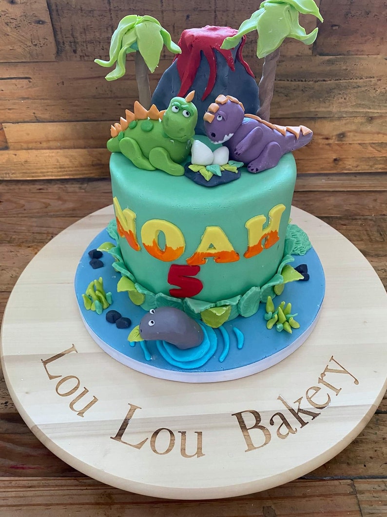 Personalised Engraved Lazy Susan Cake Stand / Turntable 39cm Etsy