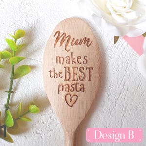 Grandma Bakes The Best Cakes Personalised Baking Wooden Spoon, Mothers Day Spoon Gift, Cake Baking, Birthday Gift, Nana, Nanny, Granny image 3