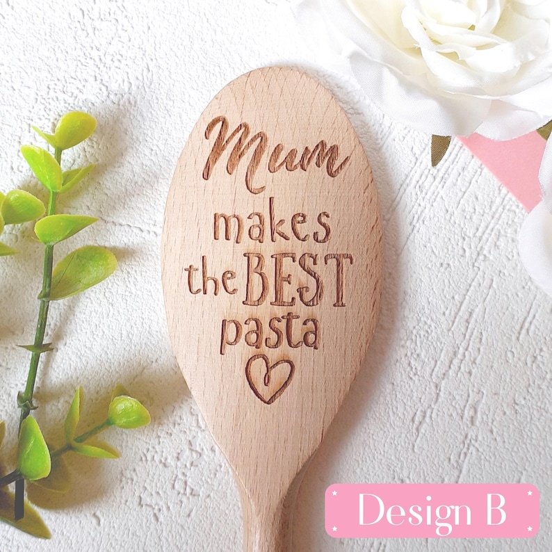 Grandma Bakes The Best Cakes Personalised Baking Wooden Spoon, Mothers Day Spoon Gift, Cake Baking, Birthday Gift, Nana, Nanny, Granny image 3