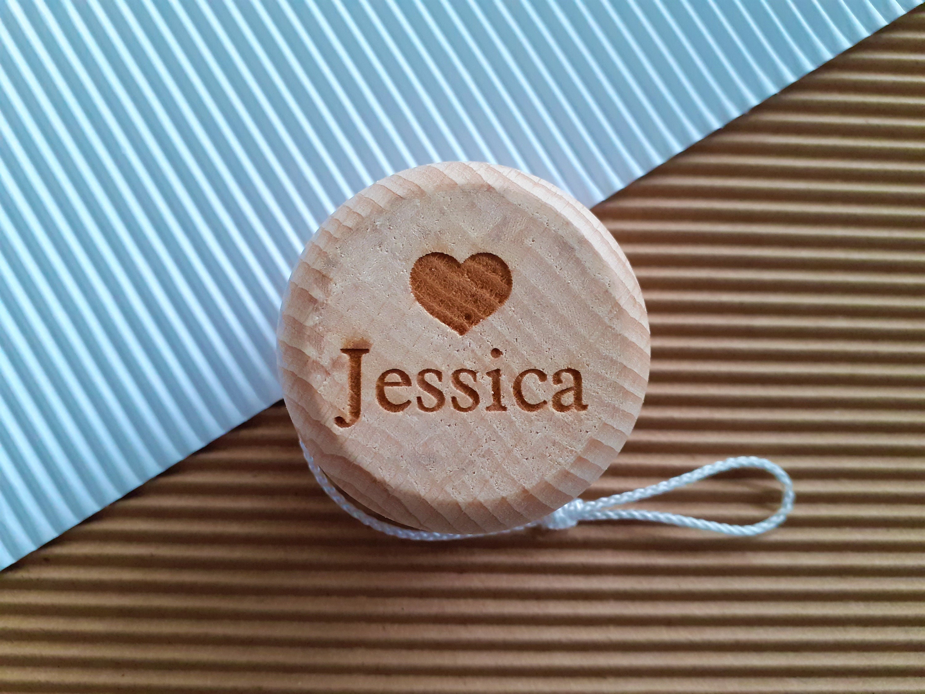 Personalized Wooden Yoyo, Stocking Filler, Children, Toy