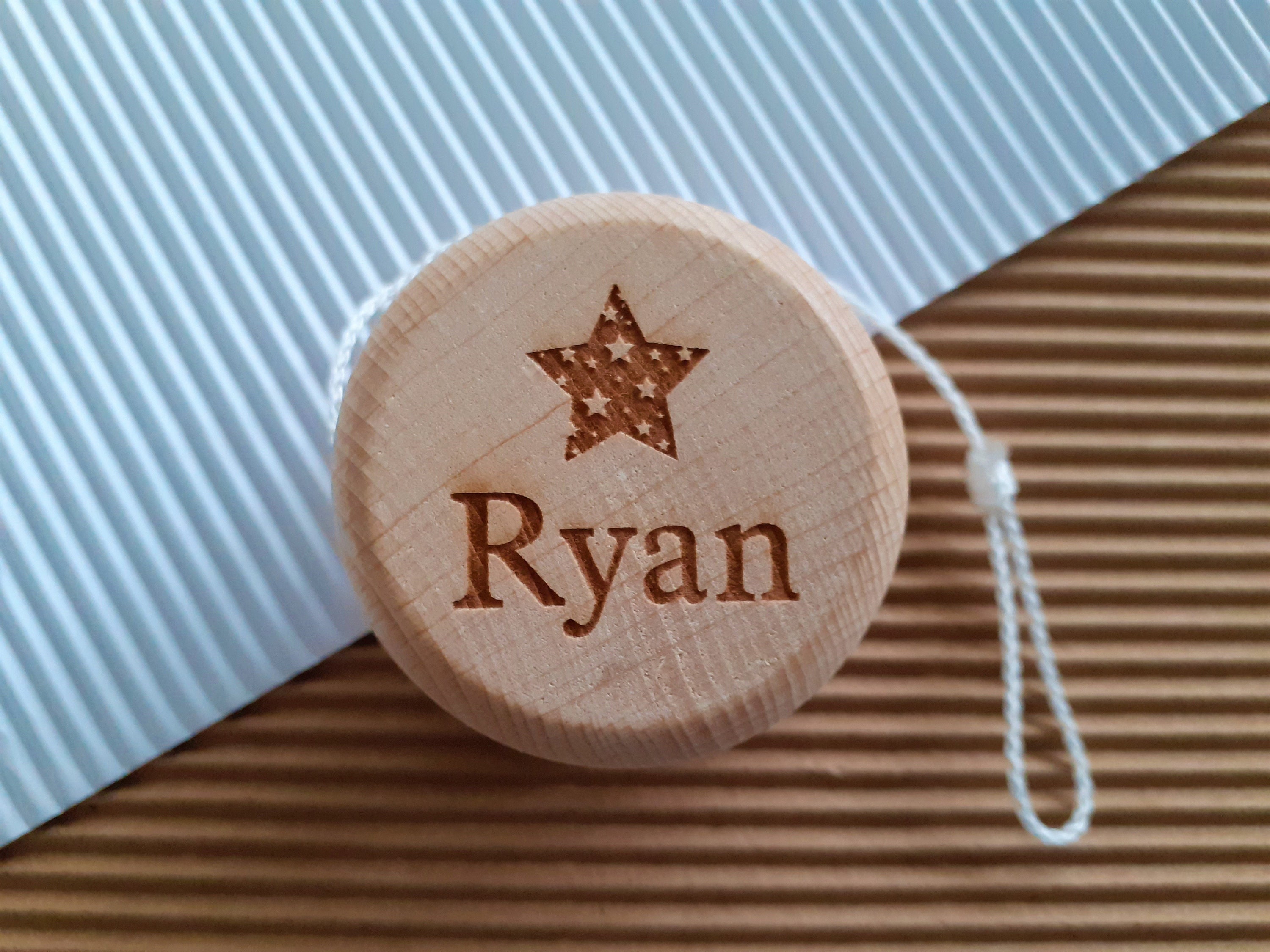 Personalized Wooden Yoyo, Stocking Filler, Children, Toy