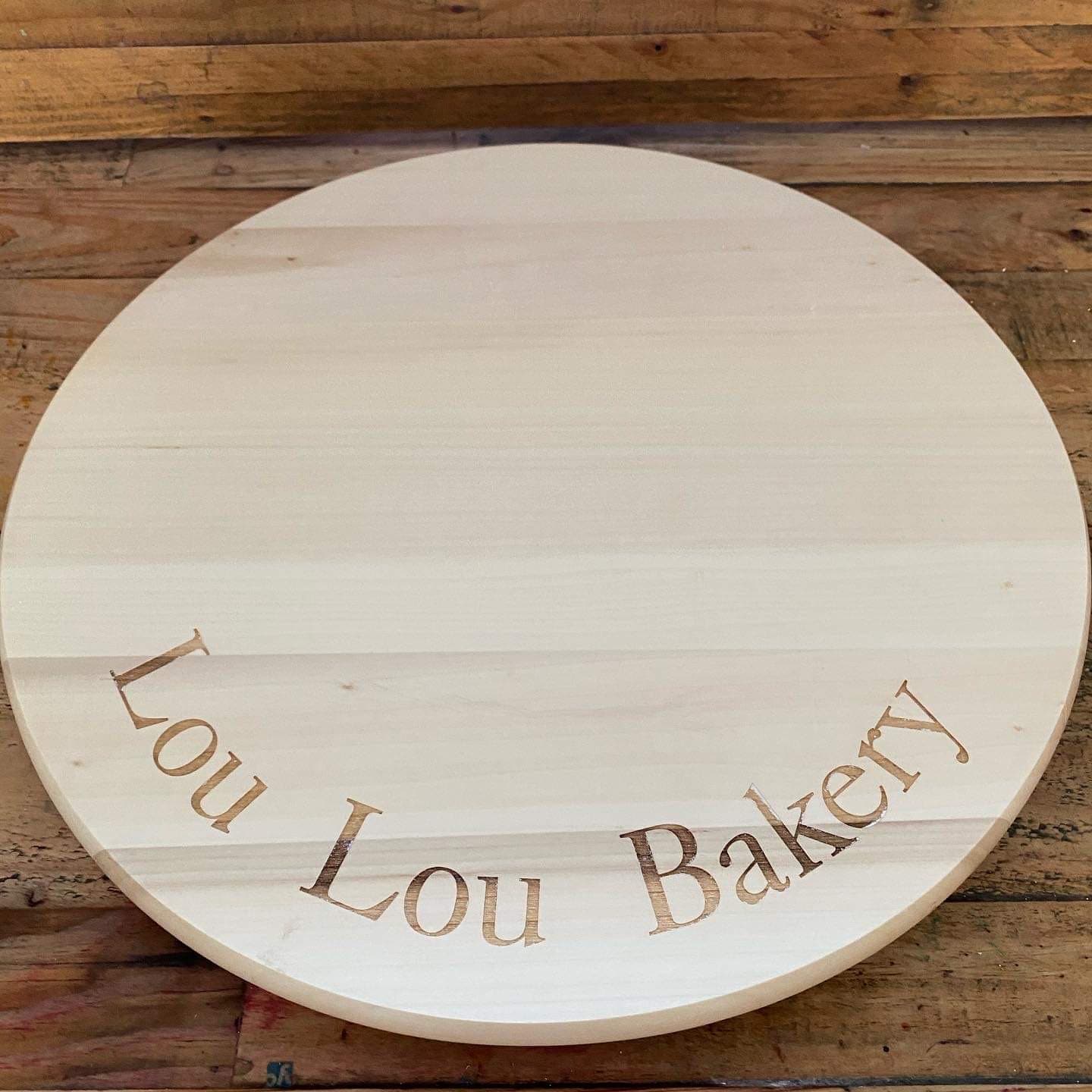 Personalised Engraved Lazy Susan Cake Stand / Turntable 39cm Etsy