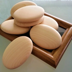 Large Wooden Pebbles smooth rounded hardwood house crafts wedding natural, home decoration,