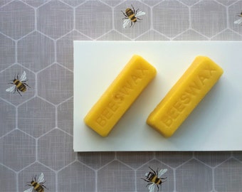 Pure Local Filtered 100% Beeswax - Naturally Fragrant Bees wax, hand poured, moulded, leather burnishing, decoration, candles
