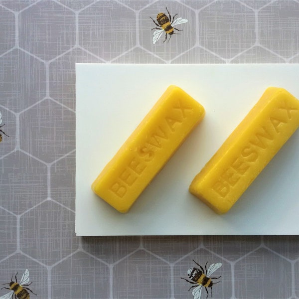 Pure Local Filtered 100% Beeswax - Naturally Fragrant Bees wax, hand poured, moulded, leather burnishing, decoration, candles