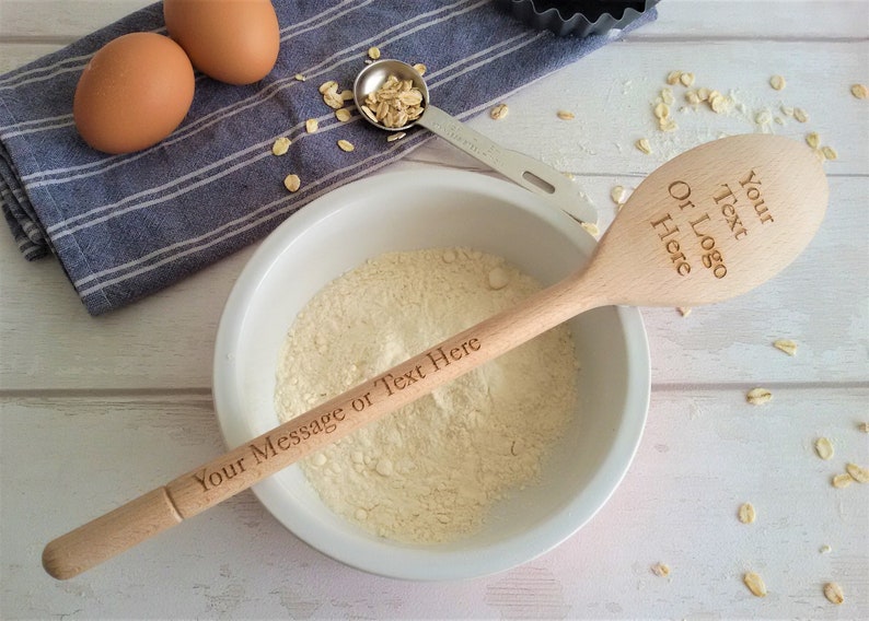 Grandma, Nana, Nanny, Granny, Gran, Mum, Dad, Bakes the best cakes Personalised Wooden Spoons, Cake Baking, Birthday Gift, Present Cooking image 10