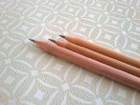 Vintage Style Wooden Pencils, Film Prop Pencils, Old School Natural Cedar Wood, Rustic Writing Props, Unbranded Plain 17cm long