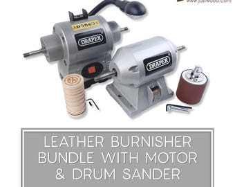 Armitage Leder & JustWood Spindel Polierer und Schleiftrommel Set Hobby/Pro Versionen