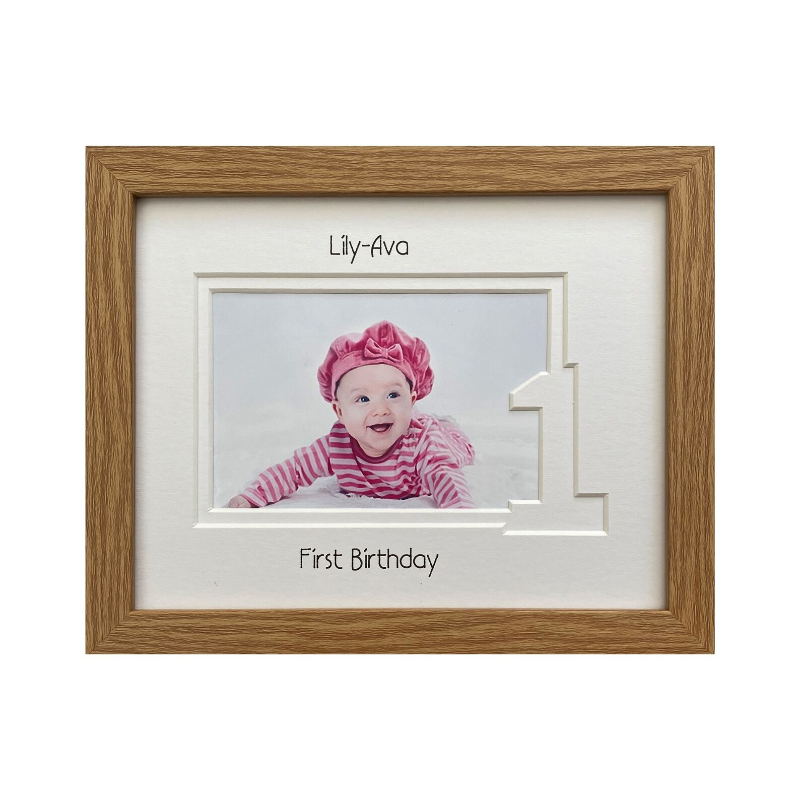 Personalised First Milestone Photo Frame, for Toddler Baby Infant, Age ...