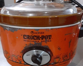 Vintage working Monier crock pot slow cooker