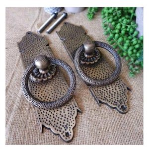 Antique Brass Door Pull GBY169, Brass Door Handle, Door Pulls Handles, Antique Door Knob, Large Door Handle,  Entry Door Handle