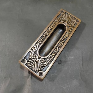 Pair Barn Door Handle, Barn Door Pull, Barn Door Decor, Sliding Door Handle, Black Door Handle, Brass Pull And Handles, ANTIQUE CARVING