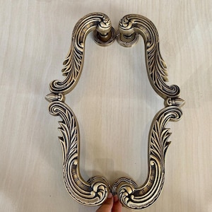 15&quot; Entrance Door Handle, Door Pulls Handle,  Brass Door Pull, Antique Door Knob, Large Door Handle, Main Door Handle, Butterfly Door Handle