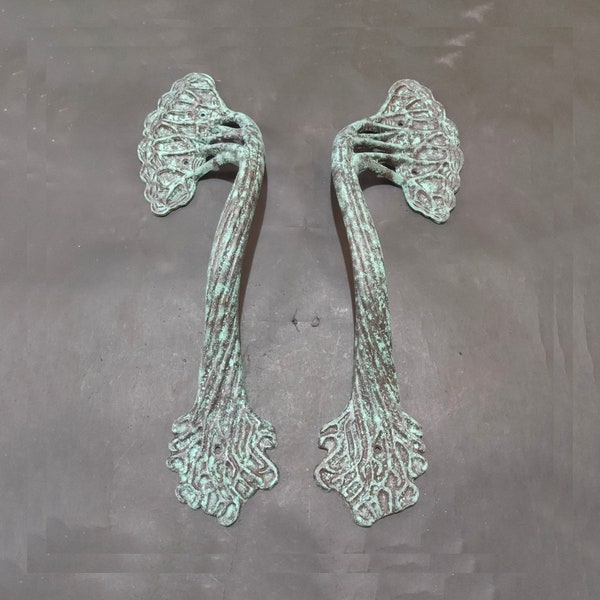 Green Door Handles Etsy