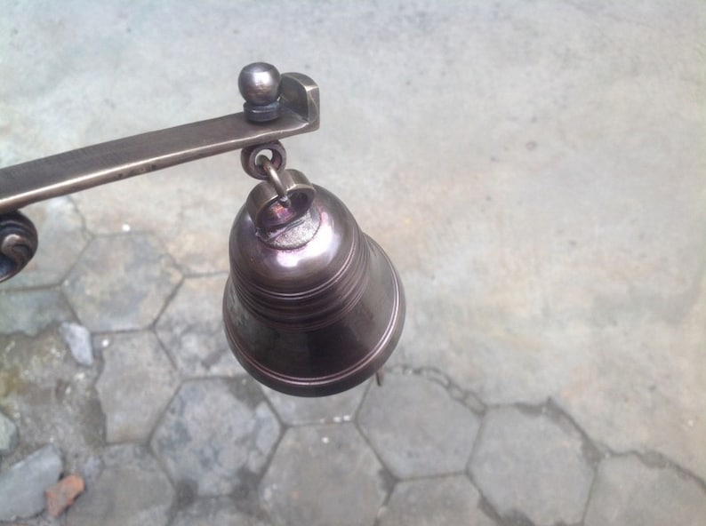 Antique Brass Bell Hanger Brass Bell Wall Solid Brass Etsy