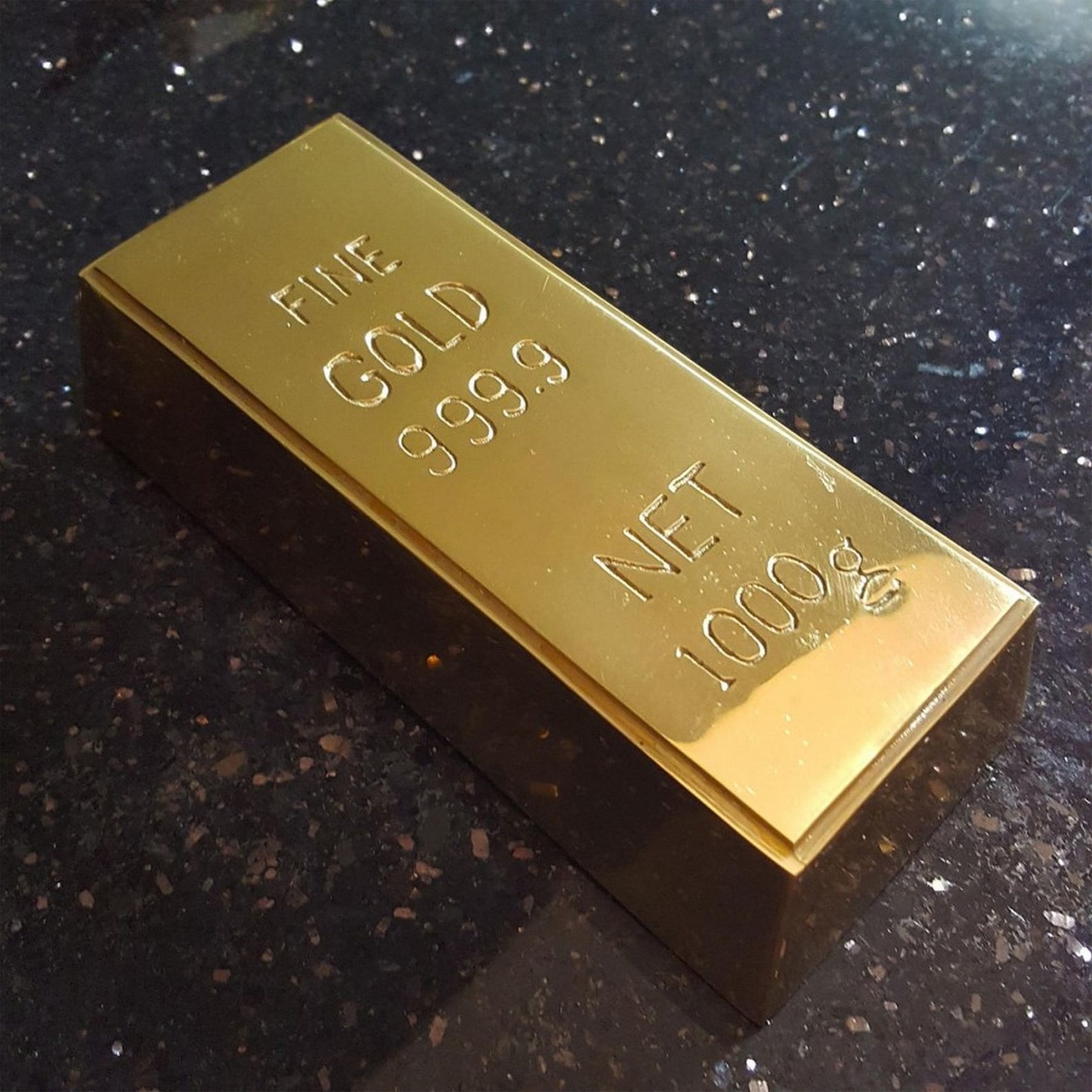 1kg 35oz Fake Gold Bar Bullion Door Stop Brass Prop Replica Etsy