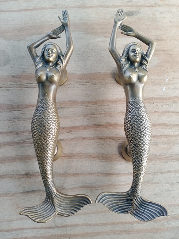 Bronze Mermaid Door Handle Bronze Mermaid Door Handle