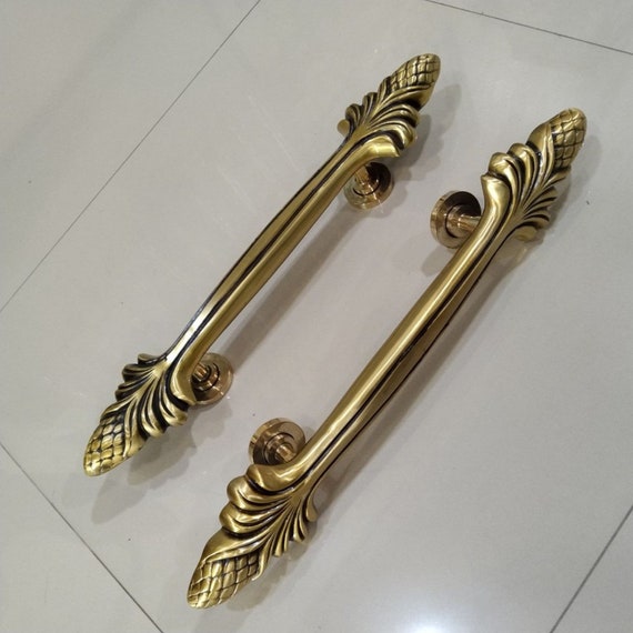 How to Age Brass Cabinet Pulls - The Navage Patch