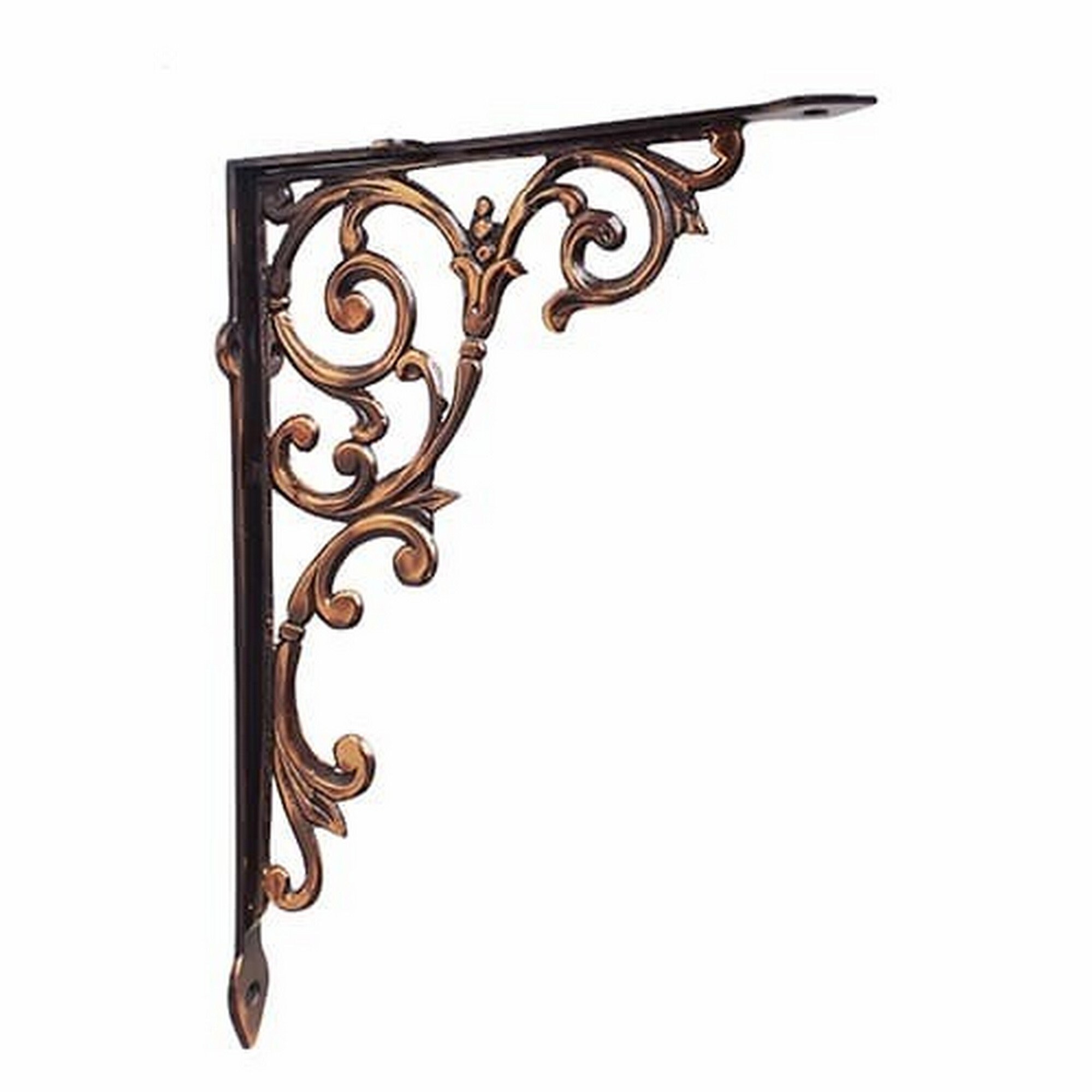 Wall Shelf Bracket Bluebell Shelf Bracket Brass Decorative Etsy