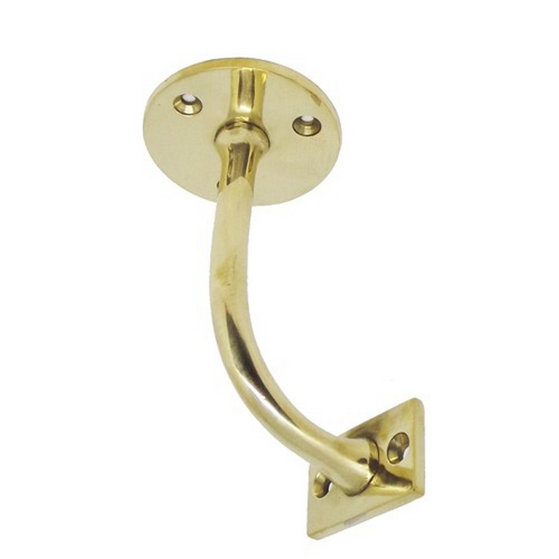 Antique Handrail Bracket Brass Stair Rail Wall Bracket Heavy Etsy UK