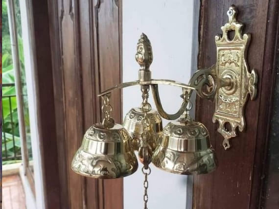 5 Campanitas De Latón Vintage Para Manualidades - Colgantes Pequeños Para Llaveros, Bolsos, Decoración DIY