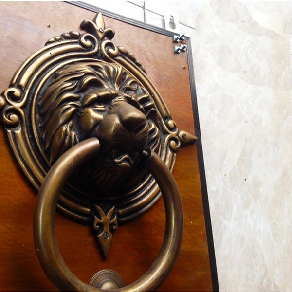 Lion Door Knockers Etsy