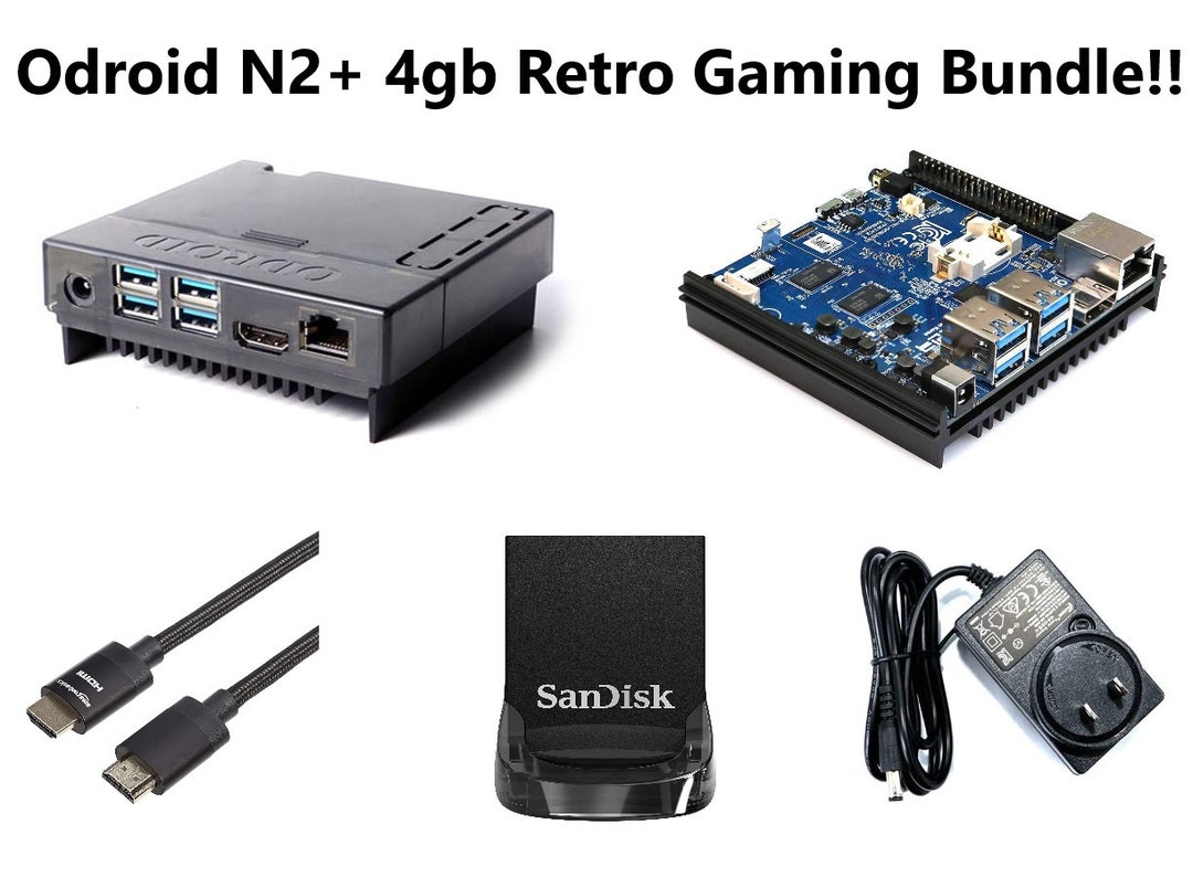 Retro Gaming Bundle - Odroid N2+ / 2x the power of a Pi 4!! Includes ...