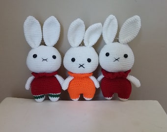 Bunny Crochet Keychains