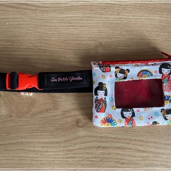 Pochette ceinture diabète pour pompe à insuline « Poupée Chinoise »