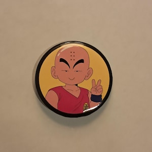 Krillin Pin Button