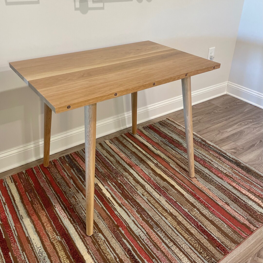 Solid Wood Desk Top Extendable Dining Table Extendable White Etsy