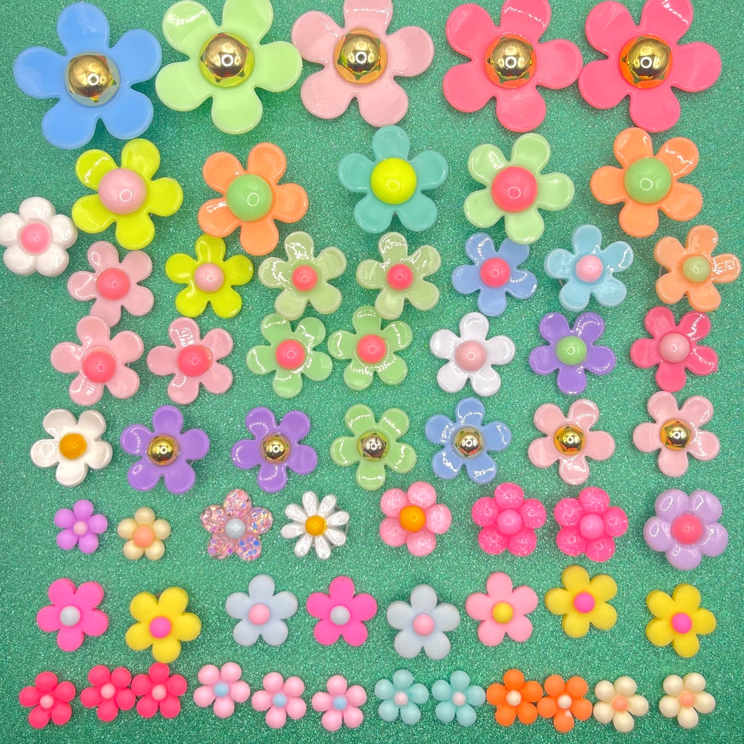 Daisy Chain Garden Pretty Holey Shoe Charms Fits Crocs Etsy