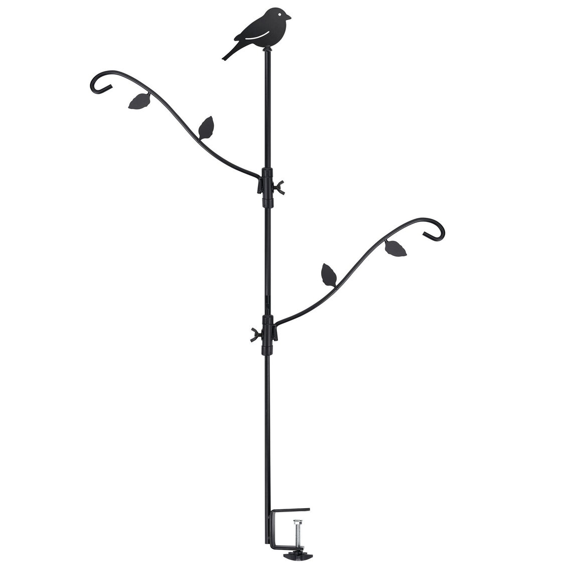 Deck Bird Feeder Hanger for Railing, Deck Hanger, Bird Feeder Pole