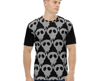 Gran calavera de fusión print tee