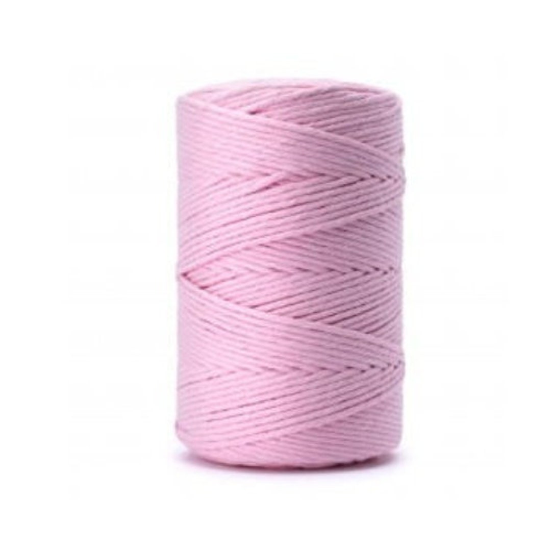 600gram Crochet Knitting Bag Cord Yarn Pink Round Rope DIY Purse Basket  Macrame Yarn Art Yarn