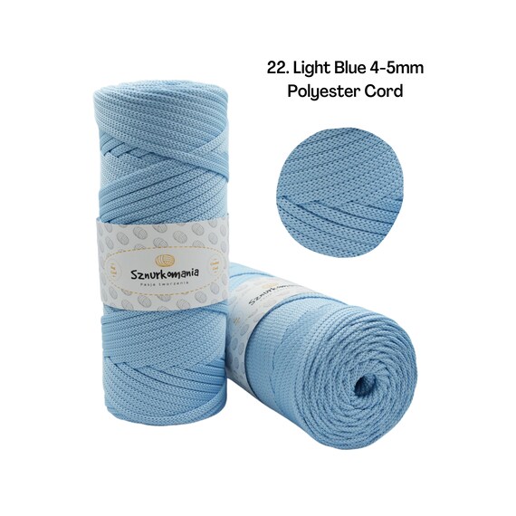 Polyester Cord 5mm 100m, Polyester Yarn for Crochet Bag, Crochet Cord, Polyester  Cord,polyester Bag Yarn, Handmade Crochet Bag, Macrame Rope -  Denmark