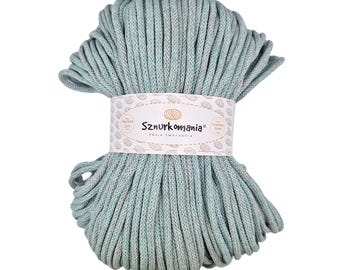 5mm Braided Cotton Cord: 100m Macrame Rope, Crochet & Knitting