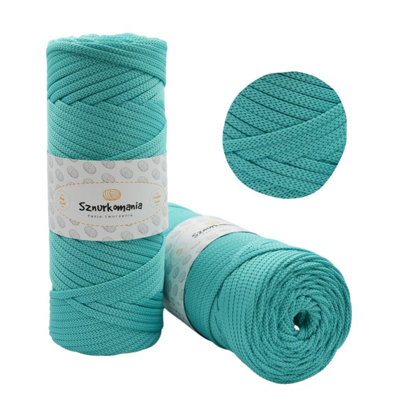 Polyester Cord 5mm 100m, Polyester Yarn for Crochet Bag, Crochet Cord, Polyester  Cord,polyester Bag Yarn, Handmade Crochet Bag, Macrame Rope 