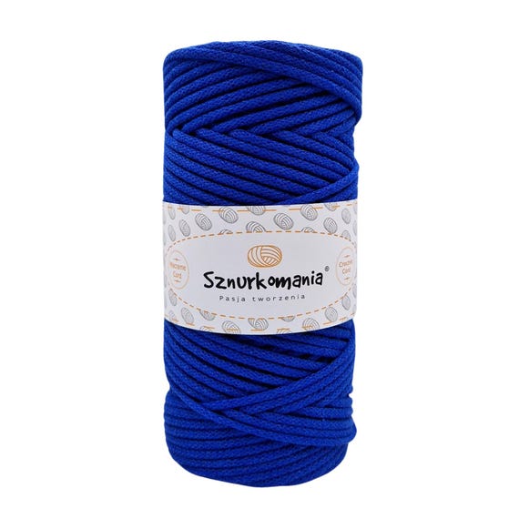 Cordon En Coton De 5 Mm, 100 M, 46 Couleurs, Couleur Blanche, Fil