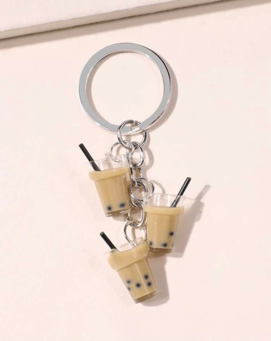 Boba bubble tea keychain milk tea kawaii Japanese chai tea Etsy