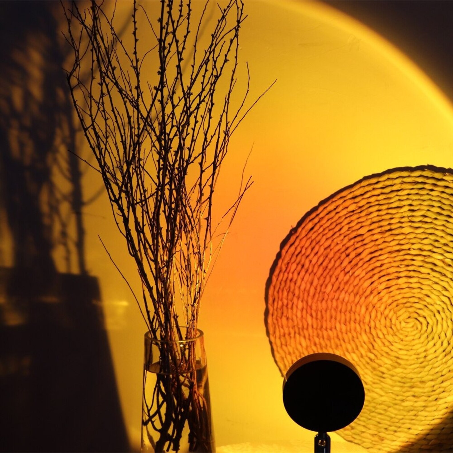 Sunset Lamp SunsetProjektor Romantische Lampe Orange Etsy