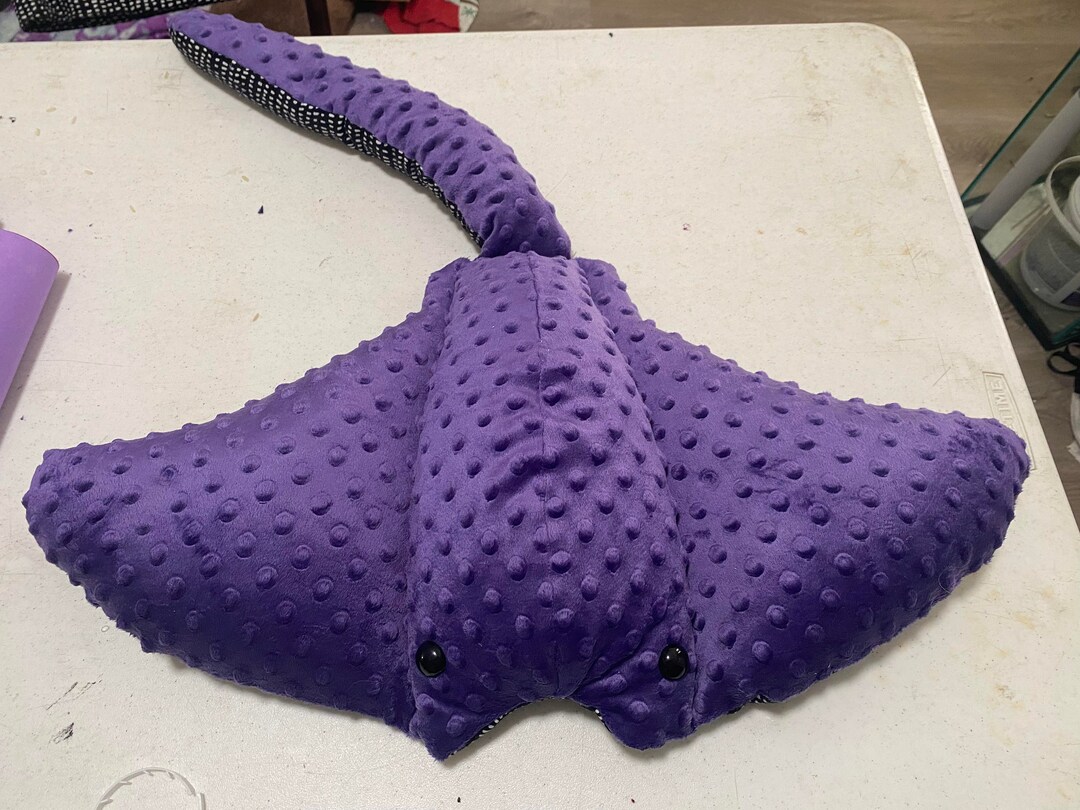 10lb Weighted Stingray Plushy Weighted Stuffed Animal Etsy