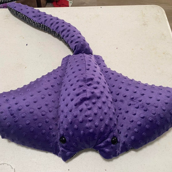 10lb weighted stingray plushy- weighted stuffed animal