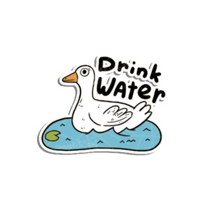 Sticker PC Canard à boire