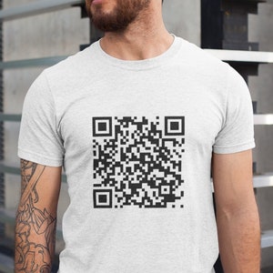 Rickroll QR Code Shirt / Scan to Be Rickrolled / Funny Meme T-shirt - Etsy