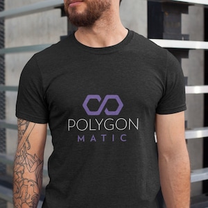 Polygon MATIC T-Shirt / ETH Layer 2 Crypto Lover / Bitcoin Trader Investor Gift / Ethereum Gas Savior