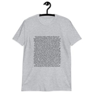 Steamed Hams Full Script / Funny Text Shirt / Simpsons Meme on Light image 3